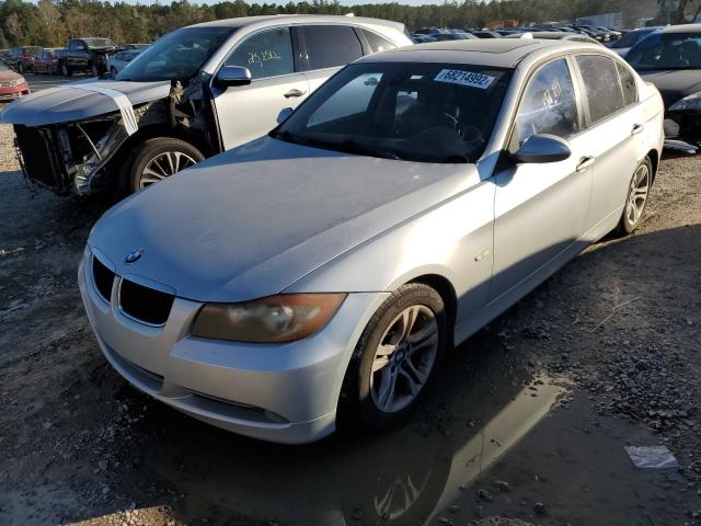 BMW 328 I 2008 with VIN WBAVA37538NL45654 - Photo from auction