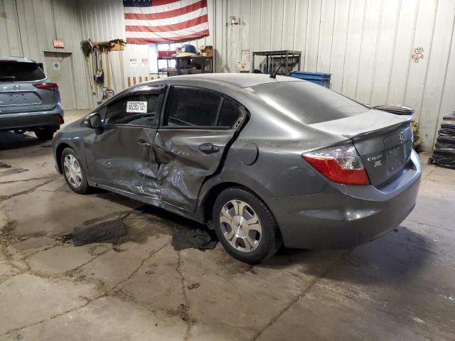 Photo 2 from auction – 2012 HONDA CIVIC HYBR with VIN JHMFB4F28CS005605