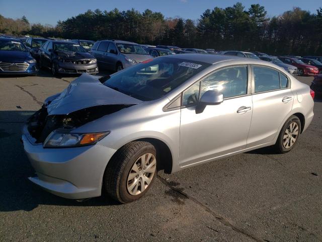HONDA CIVIC LX 2012 with VIN 19XFB2F50CE327254 - Photo from auction