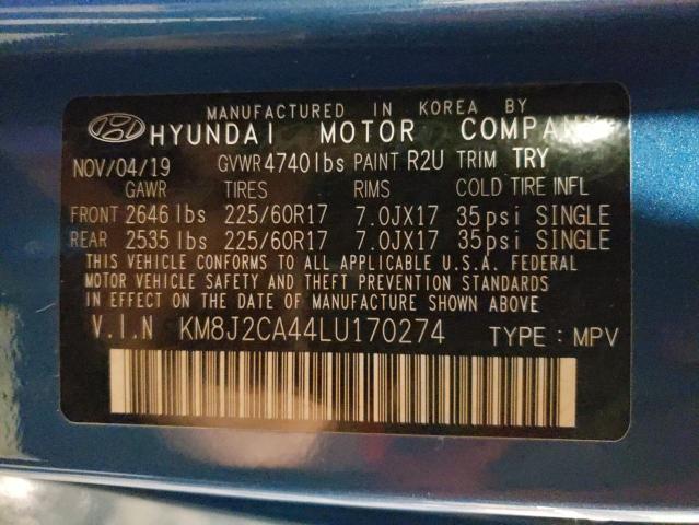 Photo 14 from auction – 2020 HYUNDAI TUCSON SE with VIN KM8J2CA44LU170274