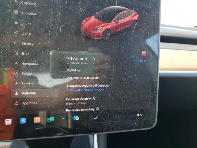 Photo 9 from auction – 2018 TESLA MODEL 3 with VIN 5YJ3E1EA5JF052295