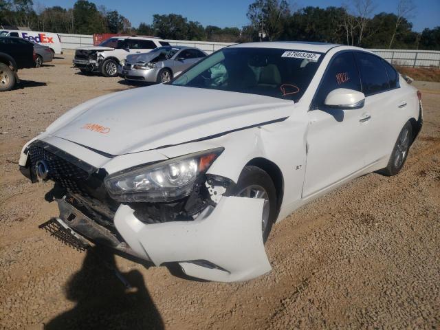 INFINITI Q50 BASE 2014 with VIN JN1BV7AP1EM684056 - Photo from auction