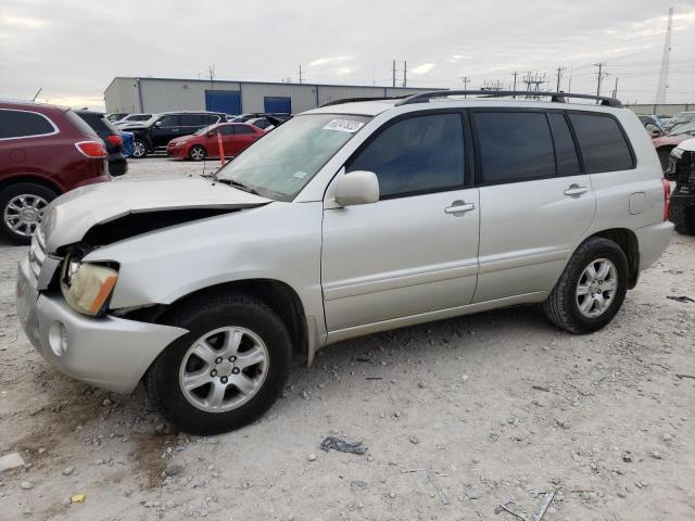 TOYOTA HIGHLANDER 2003 with VIN JTEGF21A130120888 - Photo from auction