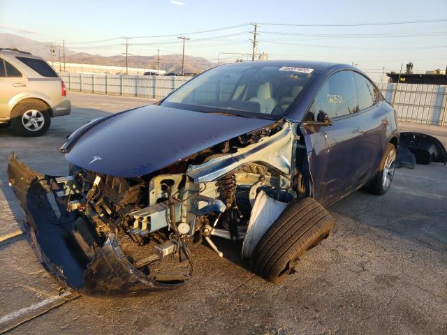 TESLA MODEL Y 2021 with VIN 5YJYGDEE9MF269485 - Photo from auction