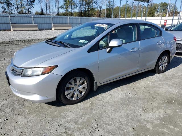 HONDA CIVIC LX 2012 with VIN 2HGFB2F54CH553433 - Photo from auction