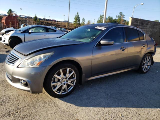 INFINITI G37 BASE 2012 with VIN JN1CV6AP9CM935465 - Photo from auction