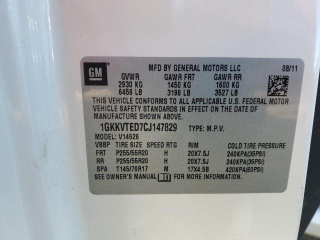 Photo 14 from auction – 2012 GMC ACADIA DEN with VIN 1GKKVTED7CJ147829