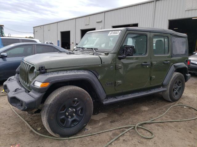 JEEP WRANGLER U 2022 with VIN 1C4HJXDG0NW197403 - Photo from auction