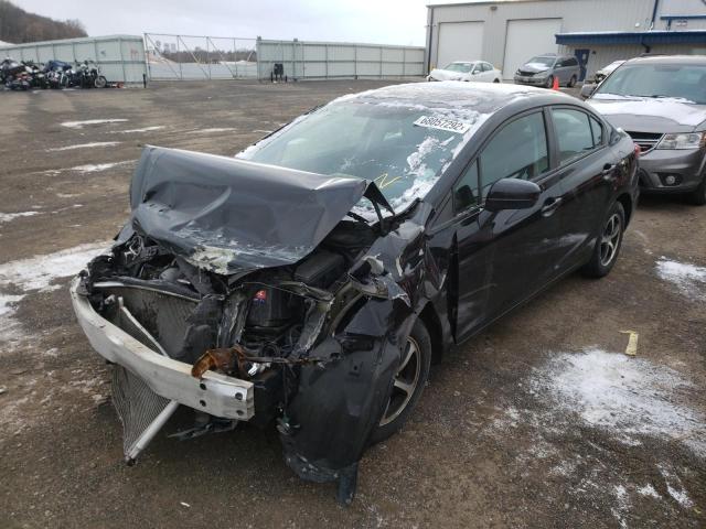 HONDA CIVIC SE 2015 with VIN 19XFB2F73FE045809 - Photo from auction