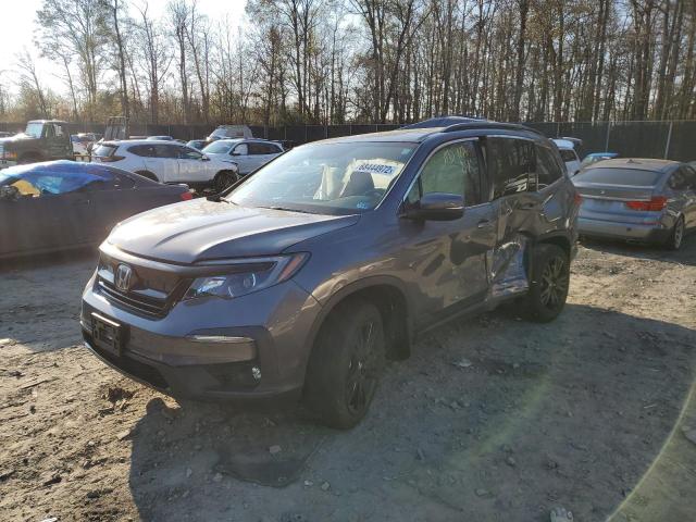 HONDA PILOT SE 2021 with VIN 5FNYF6H26MB097481 - Photo from auction