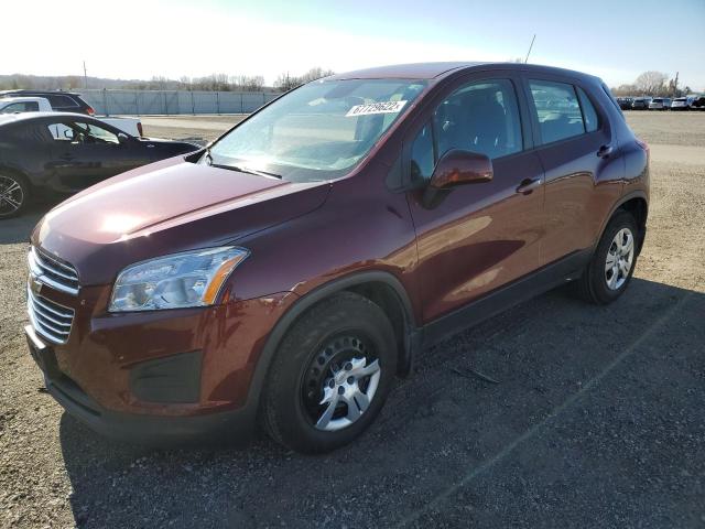 Фото 1 с аукциона – 2016 CHEVROLET TRAX LS с VIN 3GNCJKSB5GL248964