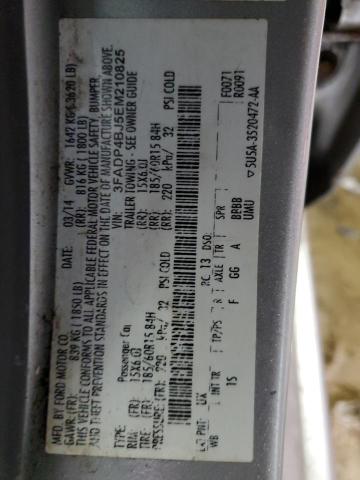 Photo 14 from auction – 2014 FORD FIESTA SE with VIN 3FADP4BJ5EM210825