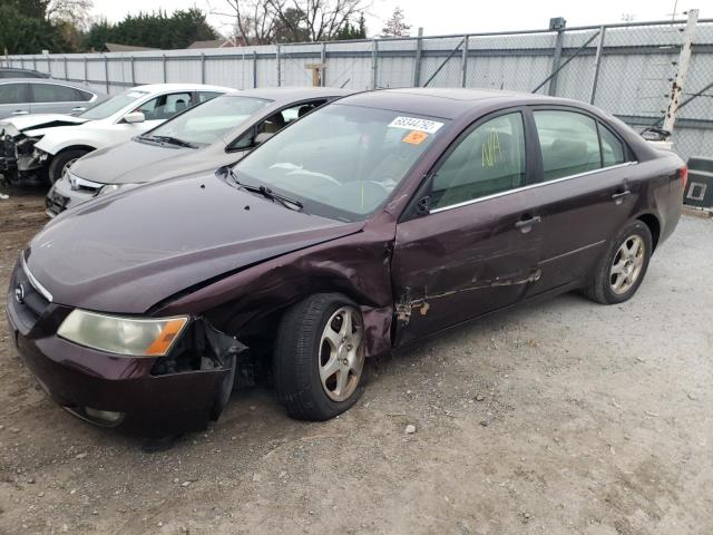 HYUNDAI SONATA GLS 2006 with VIN 5NPEU46F16H106367 - Photo from auction
