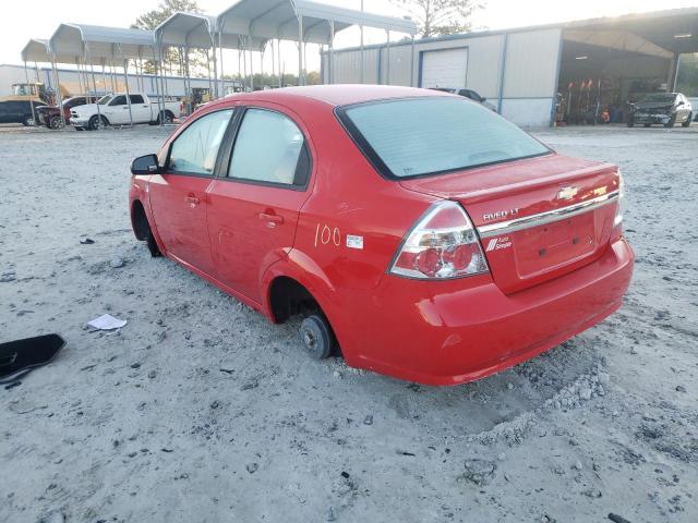 Photo 2 from auction – 2009 CHEVROLET AVEO LS with VIN KL1TD56E49B657829