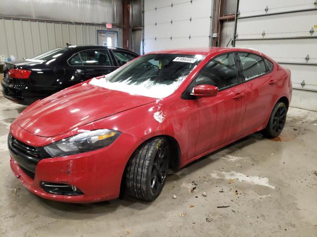DODGE DART SXT 2013 with VIN 1C3CDFBA7DD307341 - Photo from auction