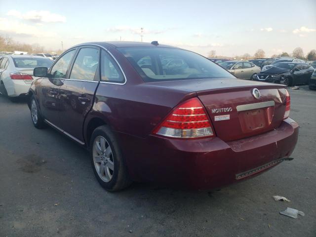 Photo 2 from auction – 2007 MERCURY MONTEGO LU with VIN 1MEHM40177G614115