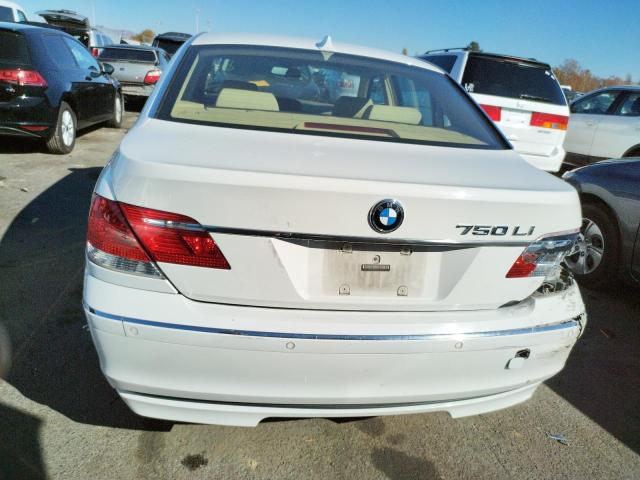 Photo 6 from auction – 2006 BMW 750 LI with VIN WBAHN83526DT28979