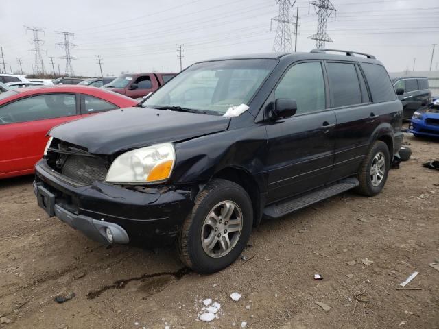 HONDA PILOT EXL 2004 with VIN 2HKYF18664H577365 - Photo from auction