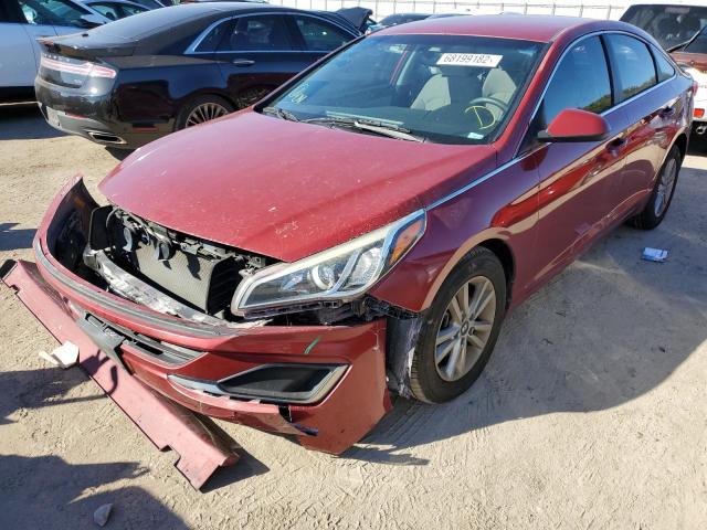 HYUNDAI SONATA SE 2016 with VIN 5NPE24AF2GH290328 - Photo from auction