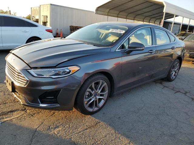 FORD FUSION SEL 2019 with VIN 3FA6P0CD6KR257211 - Photo from auction