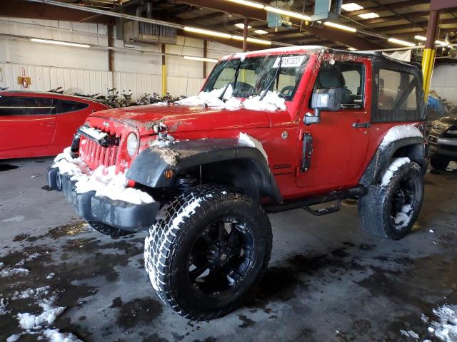 JEEP WRANGLER S 2014 with VIN 1C4AJWAG2EL267758 - Photo from auction