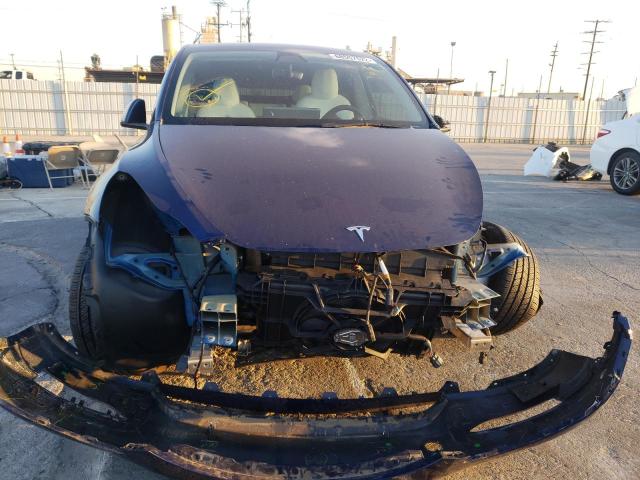 Photo 5 from auction – 2021 TESLA MODEL Y with VIN 5YJYGDEE9MF269485