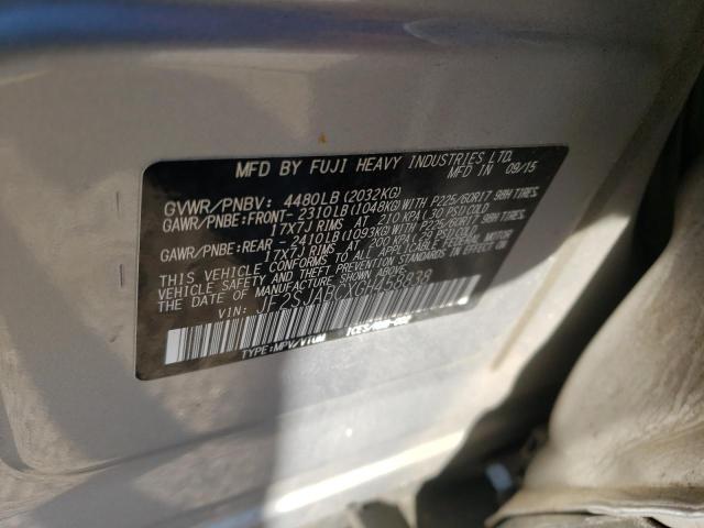 Photo 14 from auction – 2016 SUBARU FORESTER 2 with VIN JF2SJABCXGH458838