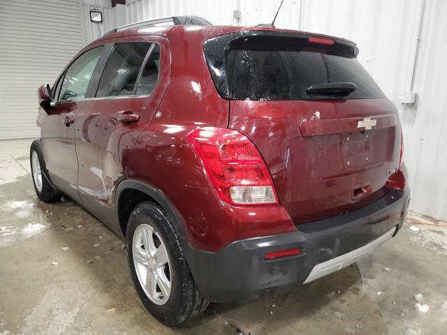 Photo 2 from auction – 2016 CHEVROLET TRAX 1LT with VIN 3GNCJLSB5GL253961