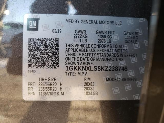 Photo 14 from auction – 2019 GMC ACADIA DEN with VIN 1GKKNXLS8KZ238746