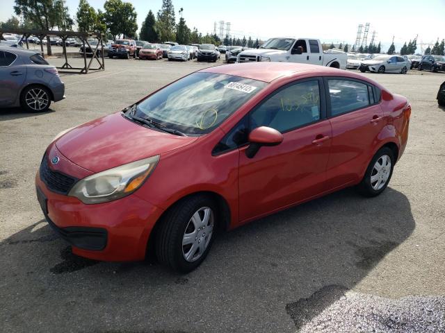 KIA RIO LX 2013 with VIN KNADM4A37D6124448 - Photo from auction