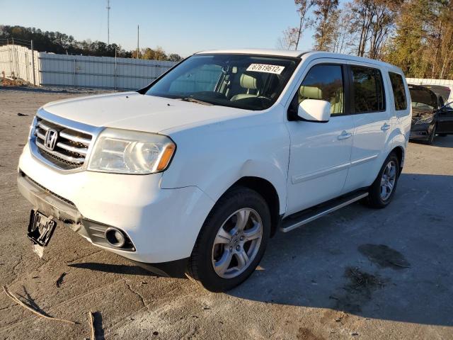 HONDA PILOT EXL 2013 with VIN 5FNYF3H58DB013606 - Photo from auction