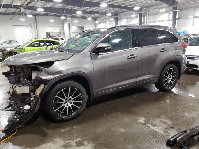 TOYOTA HIGHLANDER 2018 with VIN 5TDJZRFH7JS870404 - Photo from auction