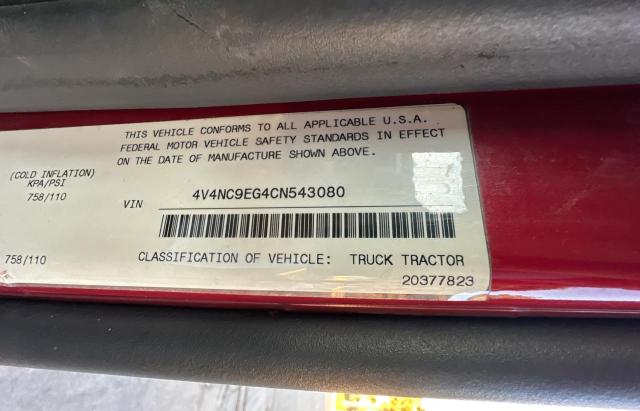 Photo 10 from auction – 2012 VOLVO VN VNL with VIN 4V4NC9EG4CN543080