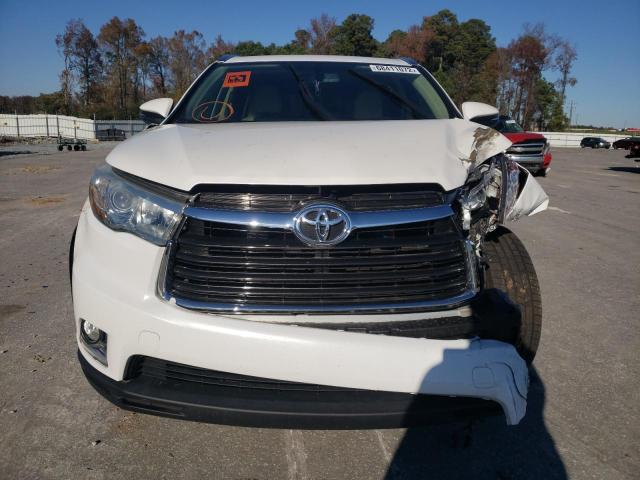 Photo 5 from auction – 2015 TOYOTA HIGHLANDER with VIN 5TDDKRFH8FS199480