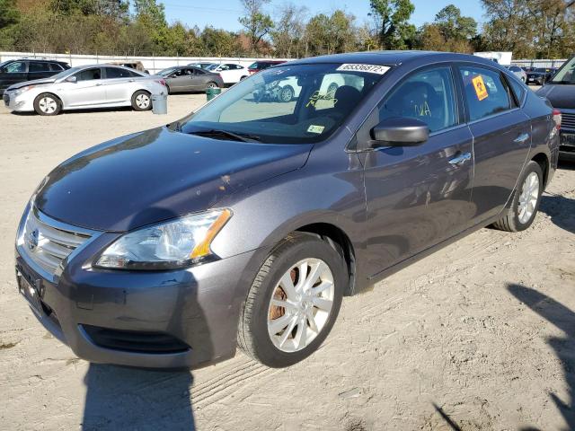 NISSAN SENTRA S 2015 with VIN 3N1AB7AP1FY299969 - Photo from auction