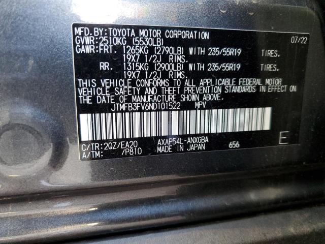Photo 14 from auction – 2022 TOYOTA RAV4 PRIME with VIN JTMFB3FV6ND101522