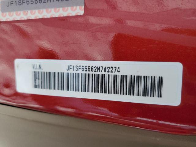 Photo 14 from auction – 2002 SUBARU FORESTER with VIN JF1SF65662H742274