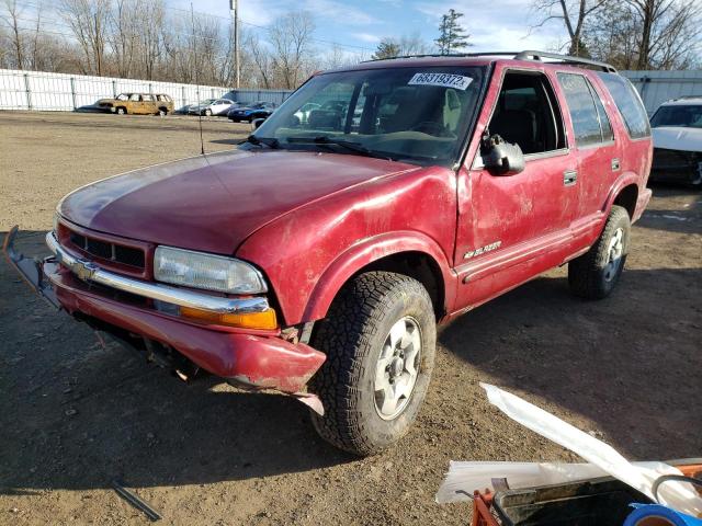 CHEVROLET BLAZER 2003 with VIN 1GNDT13X43K186150 - Photo from auction