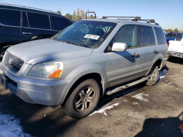 HONDA PILOT EXL 2004 with VIN 2HKYF18534H596852 - Photo from auction