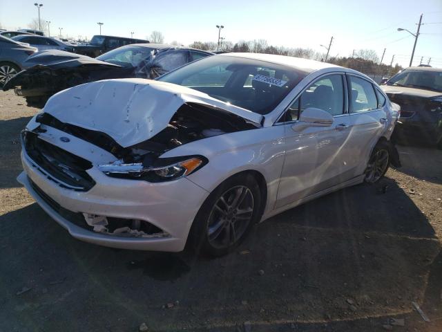 FORD FUSION SE 2018 with VIN 3FA6P0HD7JR190738 - Photo from auction
