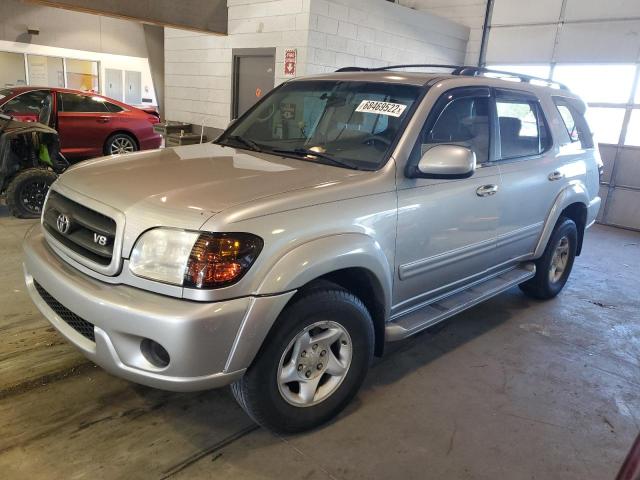 TOYOTA SEQUOIA SR 2002 with VIN 5TDZT34AX2S065893 - Photo from auction
