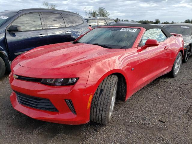 CHEVROLET CAMARO LT 2018 with VIN 1G1FB3DX2J0119448 - Photo from auction