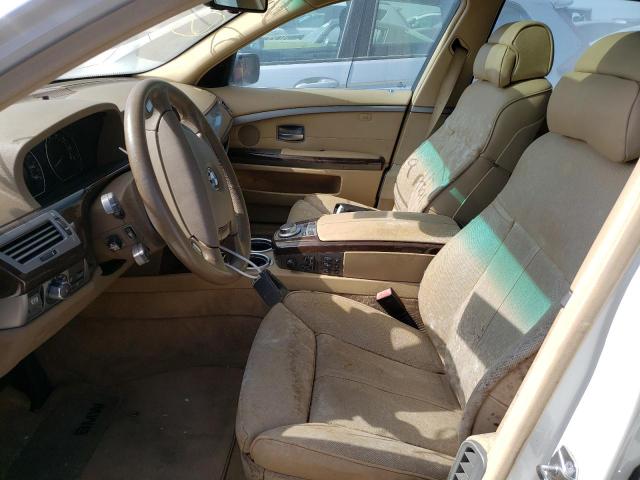 Photo 5 from auction – 2007 BMW 750 with VIN WBAHN835X7DT74805
