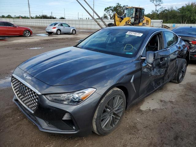 GENESIS G70 ELITE 2019 with VIN KMTG34LA3KU014215 - Photo from auction