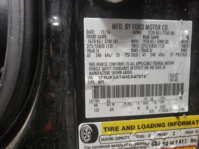 Photo 14 from auction – 2017 FORD EXPEDITION with VIN 1FMJK2AT4HEA47674
