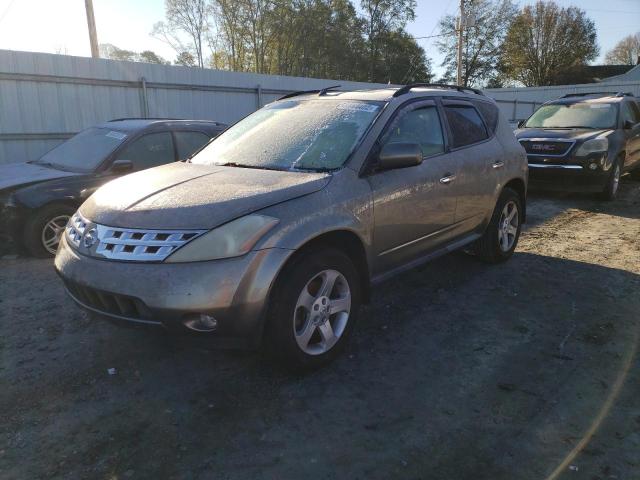NISSAN MURANO SL 2003 with VIN JN8AZ08T93W104047 - Photo from auction