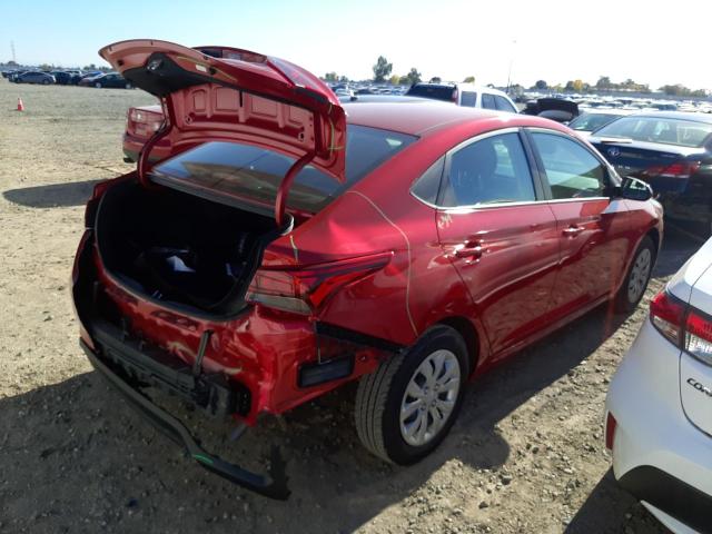 Photo 3 from auction – 2022 HYUNDAI ACCENT SE with VIN 3KPC24A67NE182554