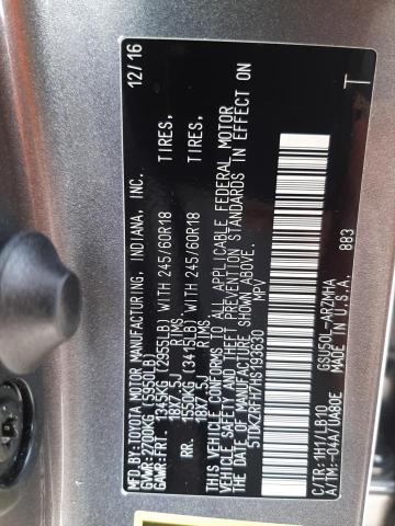 صورة رقم 14 من المزاد - 2017 TOYOTA HIGHLANDER مع VIN 5TDKZRFH7HS193630
