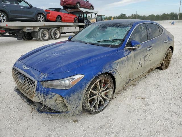Photo 1 from auction – 2019 GENESIS G70 PRESTI with VIN KMTG34LE7KU028007