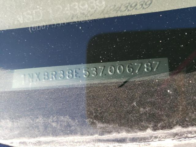 Photo 10 from auction – 2003 TOYOTA COROLLA CE with VIN 1NXBR38E53Z006787
